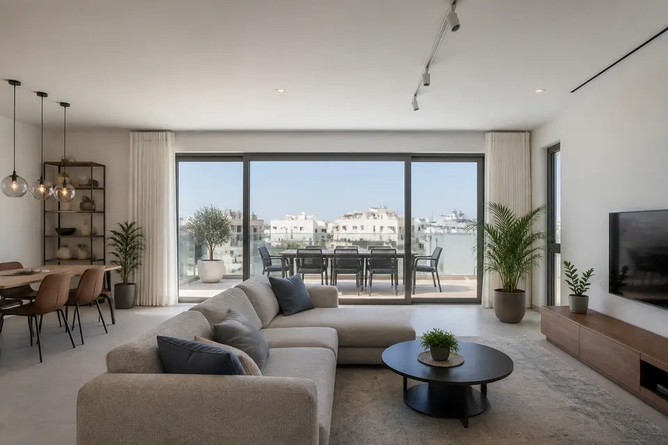 1-bed penthouse to rent in Cospicua