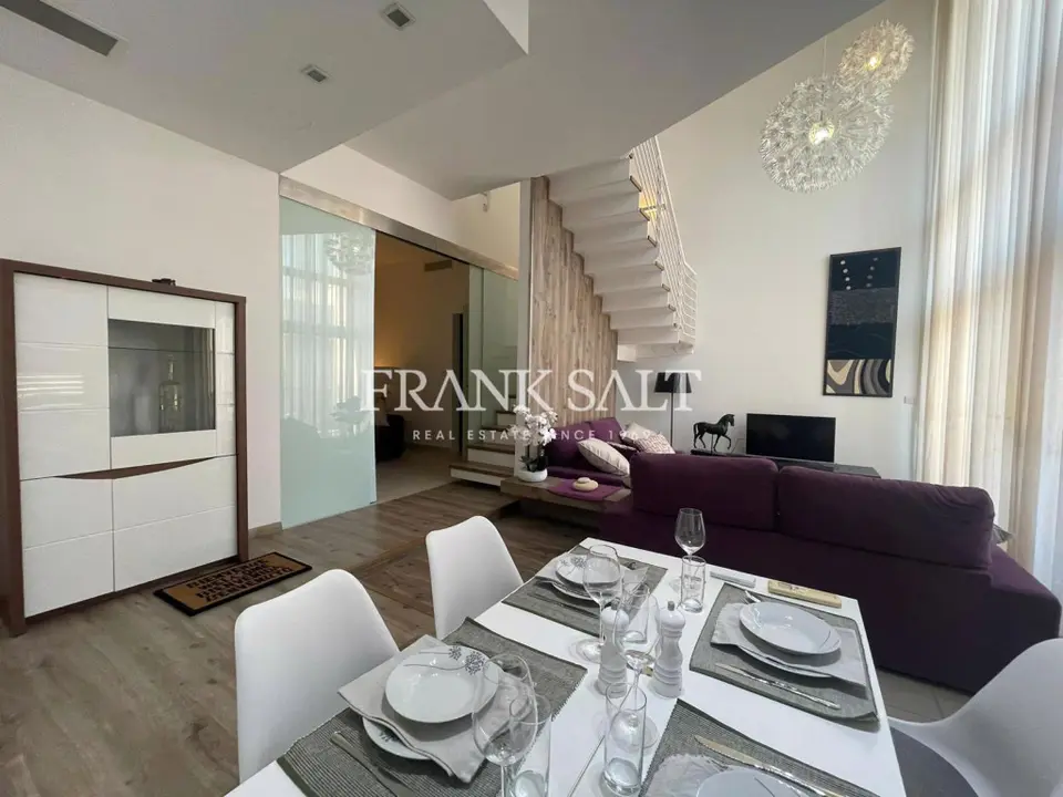 Portomaso, Furnished Duplex Apartment