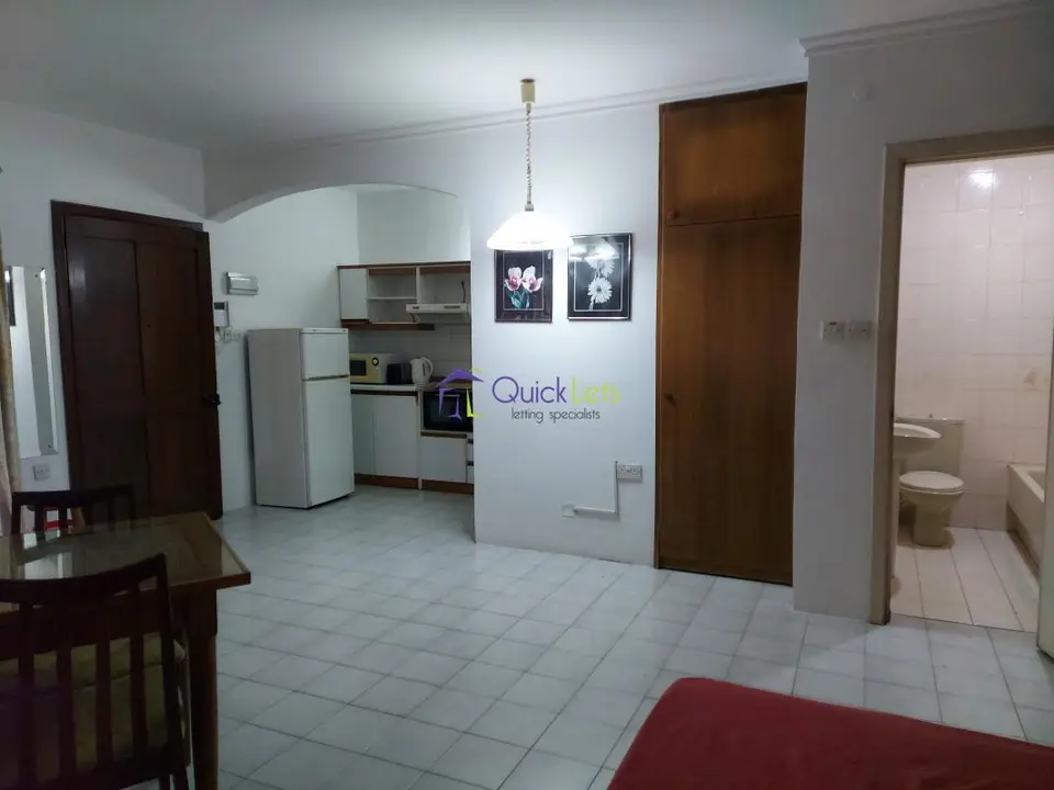 1 bedroom Studio Apartment to rent in St. Julians