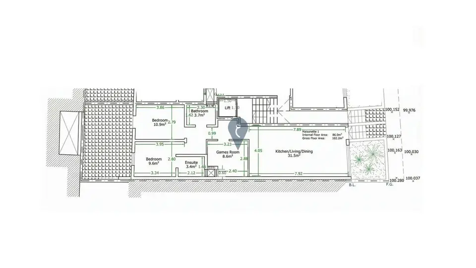 2 bedroom Maisonette for sale in Pieta