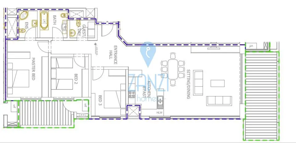 3 bedroom Corner Apartment for sale in Sliema