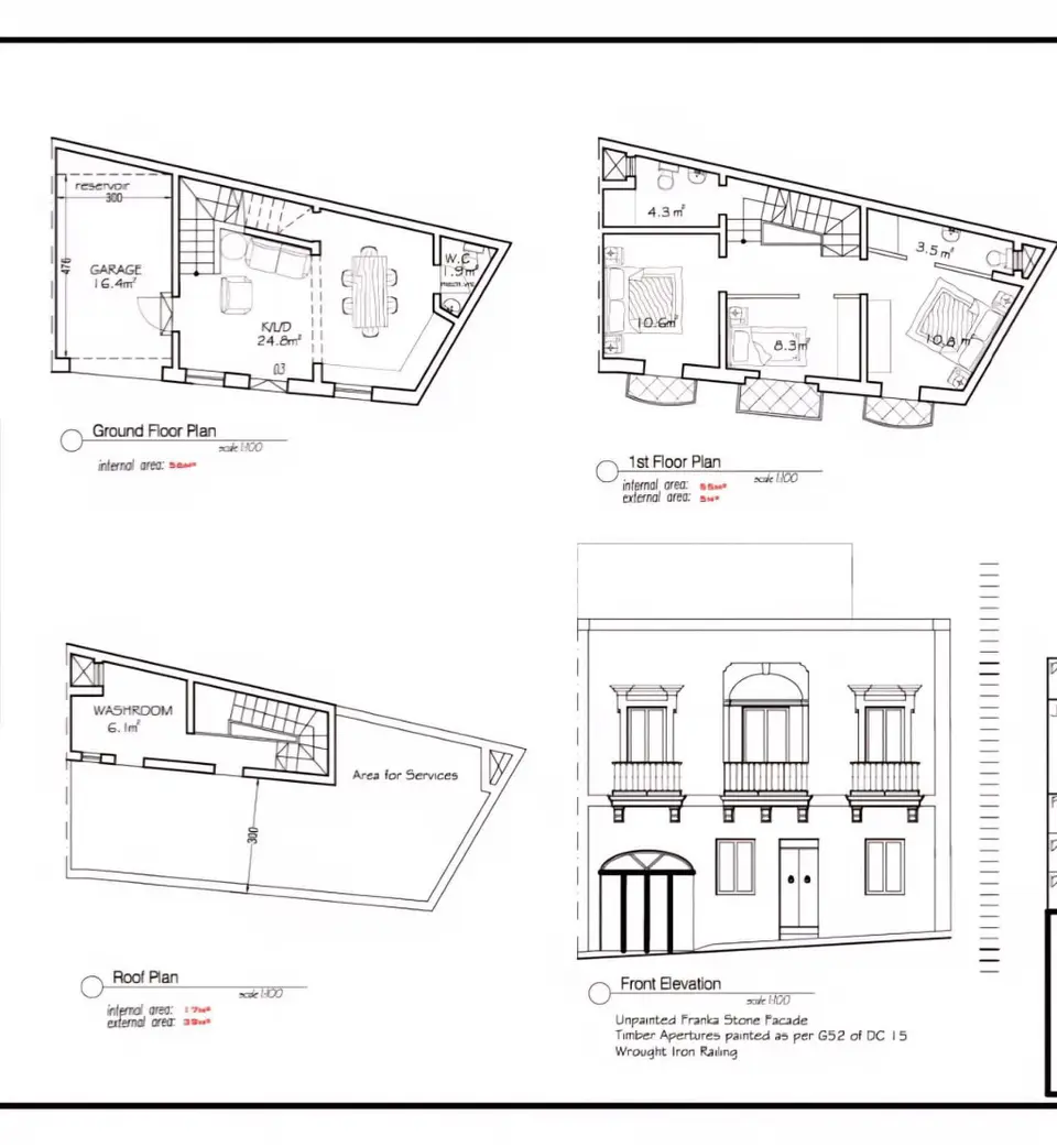 Nadur Shell Form Terraced House