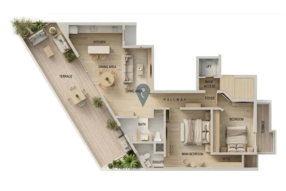 2 bedroom Penthouse for sale in San Gwann