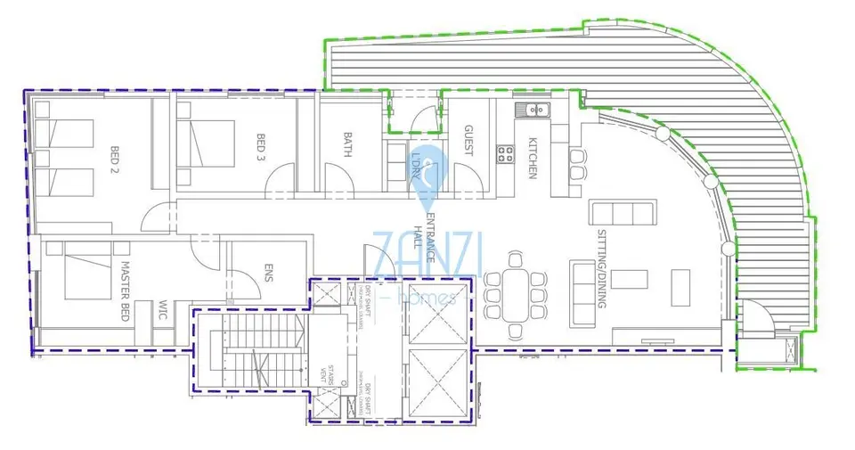 3 bedroom Corner Apartment for sale in Sliema