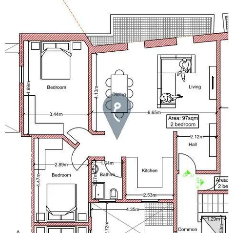 2 bedroom First Floor Maisonette for sale in Gozo - Marsalforn