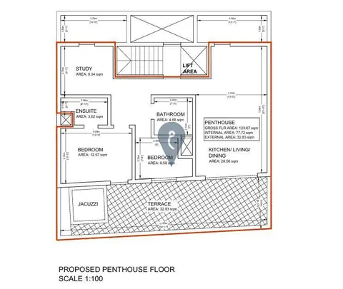 3 bedroom Penthouse for sale in Mosta