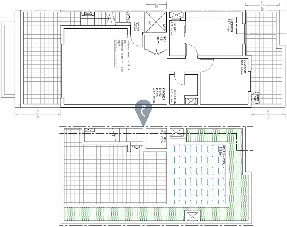 2 bedroom Penthouse for sale in Mosta